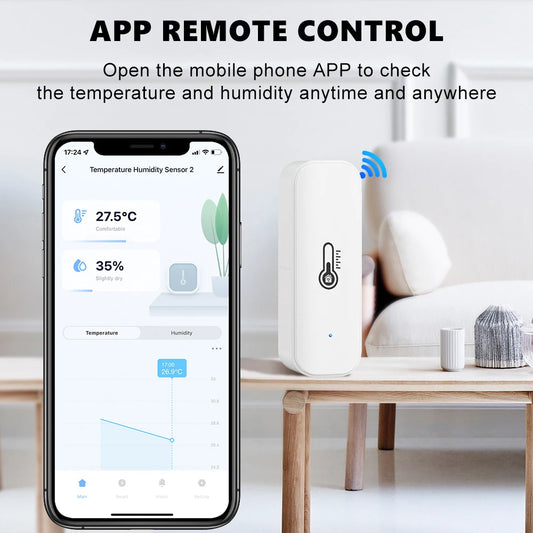 Smart WiFi ZigBee Temperature Humidity Sensor